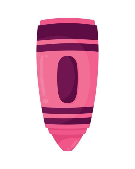 pink crayon school supply 11450632 Vector Art at Vecteezy