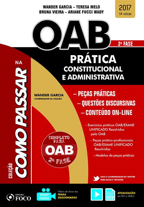 Como Passar Na Oab Fase Pr Tica Constitucional E Administrativa Pdf