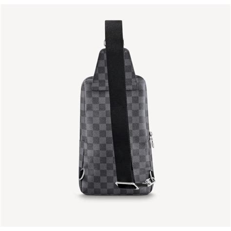 ルイヴィトン Louis Vuitton バッグ バック ボディバッグ グレー ブラック シルバー ダミエ グラフィット キャンバス レザー