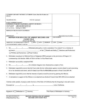 Court And Arrest Records Fill Online Printable Fillable Blank