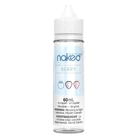 Berry Very Cool E Liquide Naked 100 Menthol 60mL 180 Smoke