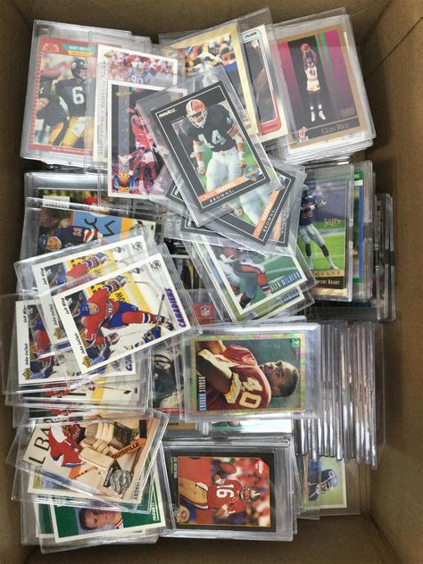 Lot Assorted Vintage Sports Trading Cards