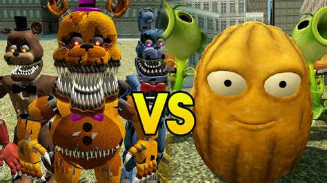 Garry S Mod Nightmare Animatronics Vs Plants Vs Zombies Gmod Five