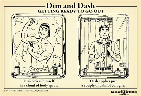 Dim Dash Getting Ready To Go Out The Art Of Manliness