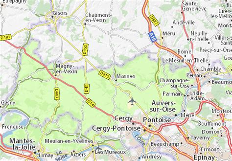 Pontoise tourist guide - France map - Plans and maps of Pontoise