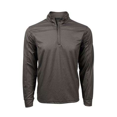 Boeing Symbol Logo Mens Pro Herringbone Quarter Zip The Boeing Store