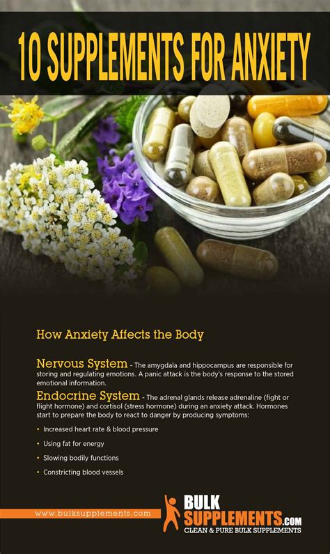 10 Natural Supplements for Anxiety. Find Your Chill With Supplements