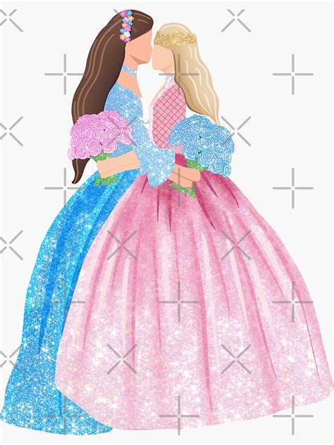 Gay Barbie As The Princess And The Pauper Sticker For Sale By Icecreamfreeze Redbubble