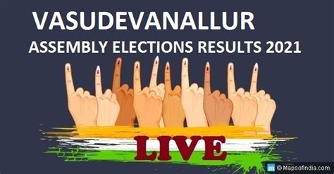 Live Vasudevanallur Election Result 2021 Tenkasi District