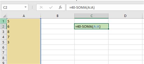 Como Subtrair No Excel Excel Genial