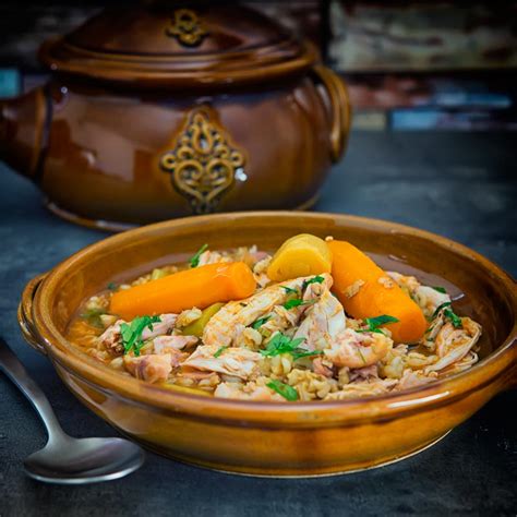 Rabbit Stew With Pearl Barley Krumpli