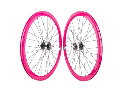 Juego De Ruedas Fixie 700 Origin8 PC Rosa Fucsia Comprar Ruedas Fixie