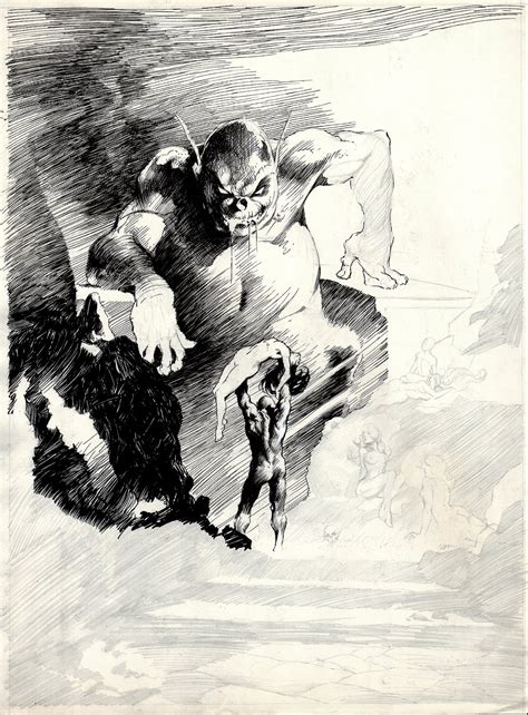 The Abyss Unpublished Cover Swamp Thing Like Creature Larger