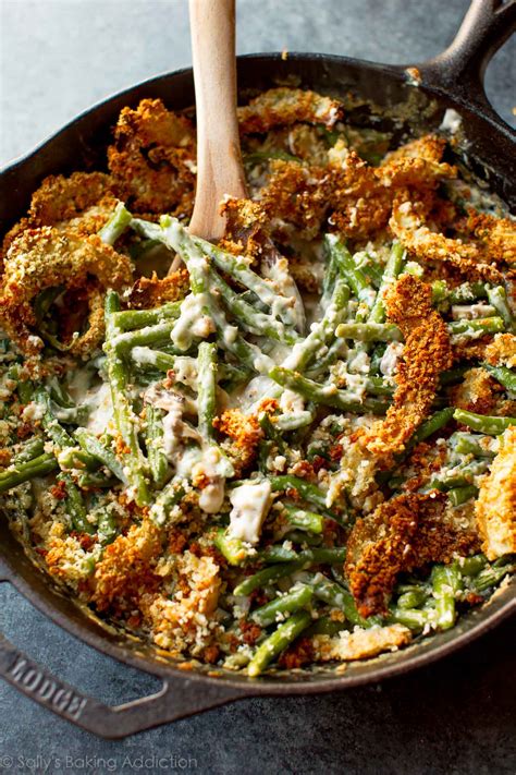 Creamy Green Bean Casserole From Scratch Sallys Baking Addiction