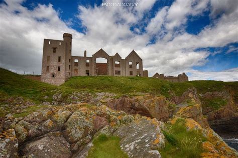 Slains Castle from the edge of the cliffs, Aberdeenshire | Castles in ...