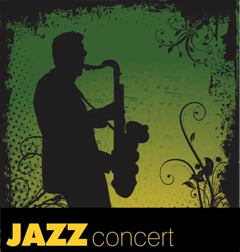 Jazz Musician Background Stock Vector Creative M