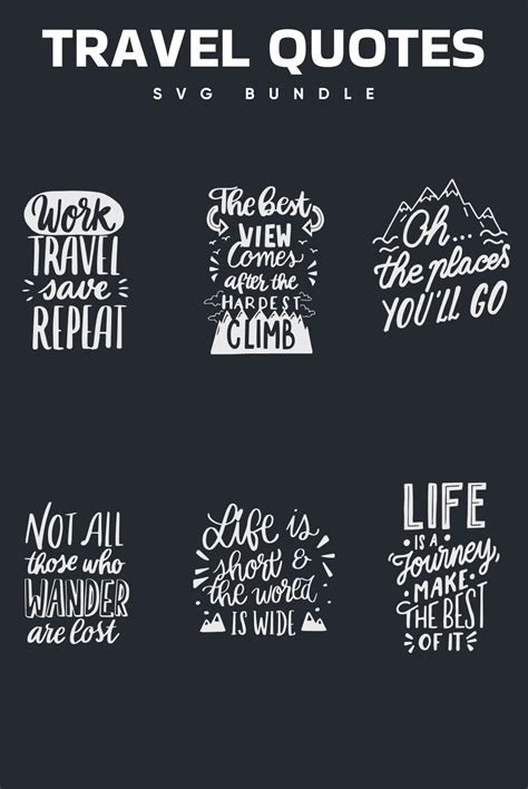 Travel Quotes Svg Masterbundles