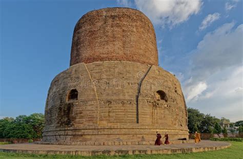 Dhamek Stupa Massive Stupa Located At Sarnath Editorial Image Image