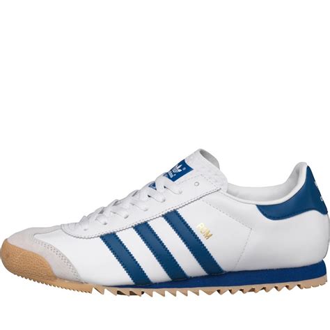 Buy Adidas Originals Mens Rom Trainers Whitebluegum