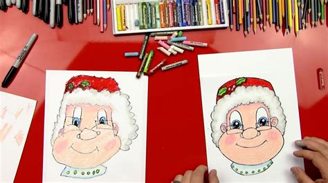How To Draw Mrs Claus