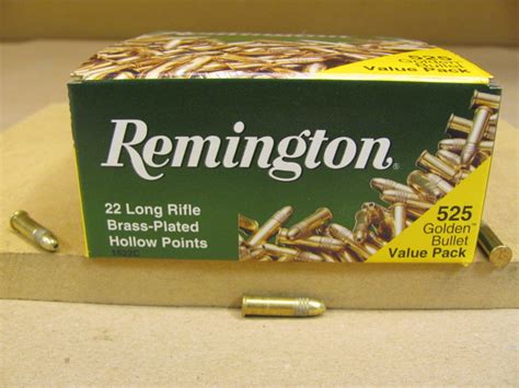 525 Round Brick 22 Lr Remington High Velocity Golden Bullet Loose Pack Ammo 1622c