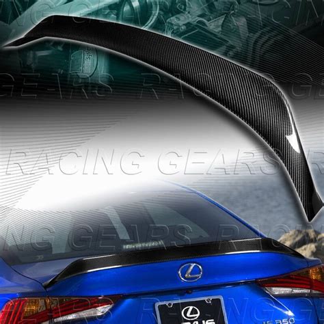 Ar Style Carbon Fiber Trunk Lid Spoiler Wing Fit Lexus Is