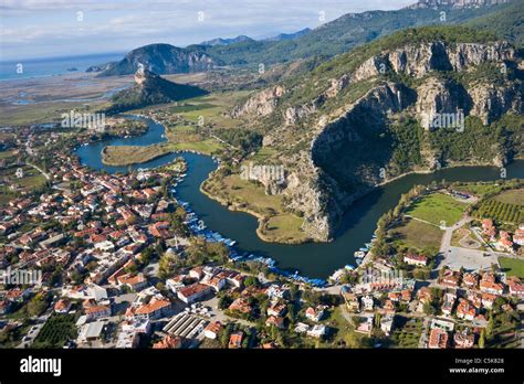 Aerial View Of Dalyan Koycegiz Mugla Turkey Stock Photo Alamy