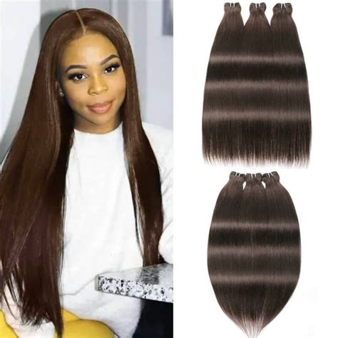 Hurela Straight Hair Weave Brazilian Human Hair Bundles Of Hair Deals