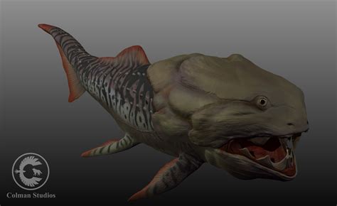 Artstation Dunkleosteus Devonian Destroyer