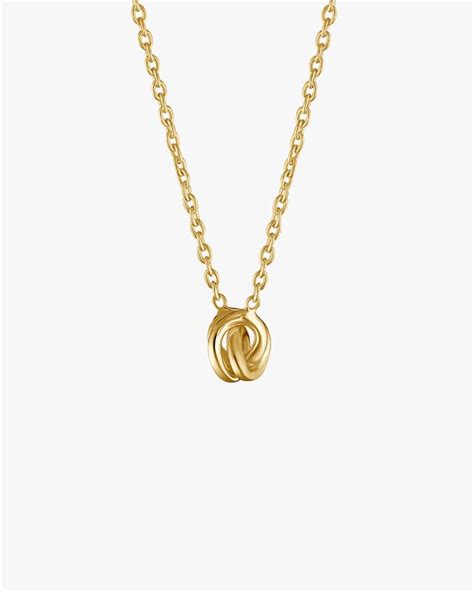 Drakenberg Sj Lin Unity Drop Necklace Gold Gullsmed J Gjertsen