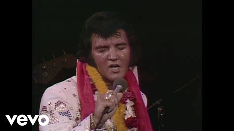 Elvis Presley An American Trilogy Aloha From Hawaii Live In