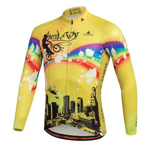 Miloto Long Sleeve Cycling Jersey Women MTB Racing Sport Cycling