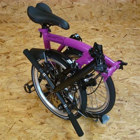 Brompton Bicycles Black Edition S L Berry Crush Folding Bike