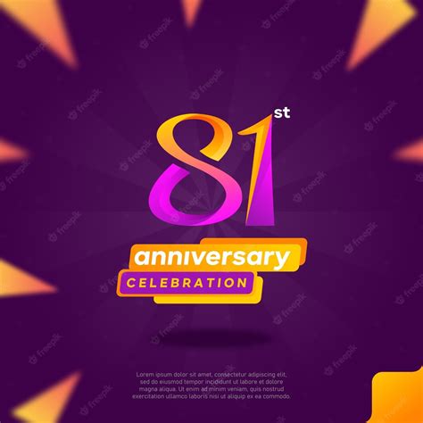 Premium Vector Number 81 Logo Icon Design 81st Birthday Logo Number