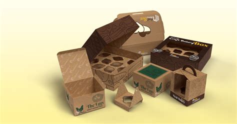 Custom Kraft Bakery Boxes Bakery Packaging Rcb