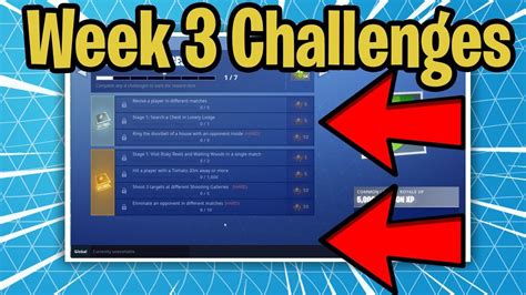 Fortnite Challenges Week 3 Season 6 Leaked Battle Pass Week 3 Challenges Tomato Shooting