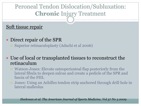 Ppt Peroneal Tendon P Athology Powerpoint Presentation Id551828