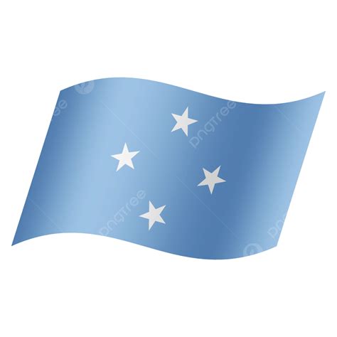 Federated States Of Micronesia National Flag Simple Transparent Design