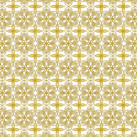 Floral Golden Elegant Lace Pattern Seamless Pattern Golden Lace