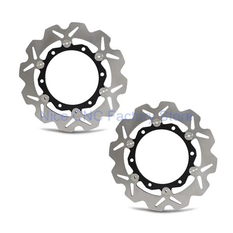 Motorcycle Front Rotor Brake Disc For Kawasaki ZX6R Ninja ZX12R ZX600