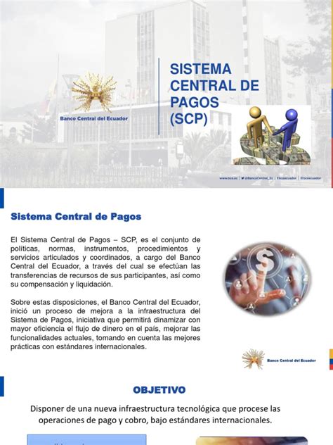 Presentación Taller Sistema Central De Pagos Taller Negocio Ame