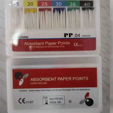 Dental Absorbent Pp Paper Points Dental Absorbent Paper Points Root