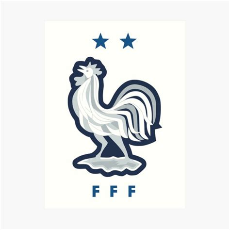 Logo France Fff National Team Logo Art Print For Sale By Gerikaka