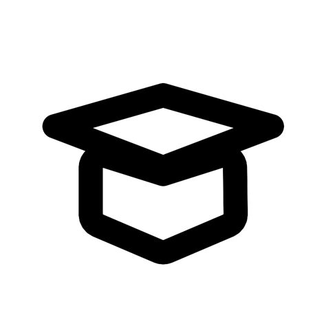 Graduation Outlined Vector Svg Icon Svg Repo