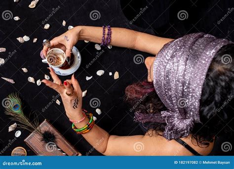 Turkish Coffee And Fortune Telling Lady Stock Photo Image Of Fortune