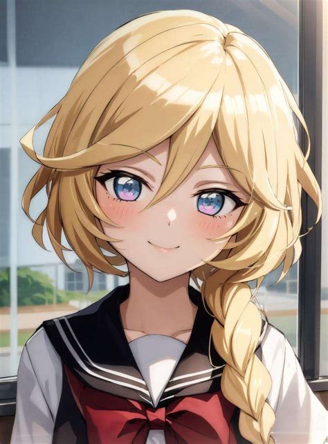 Girl Blonde Hair Absurdly L Image Created By Tensor Art