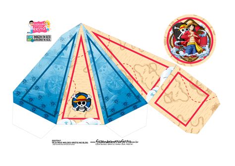 Caixa Cone One Piece Fazendo A Nossa Festa