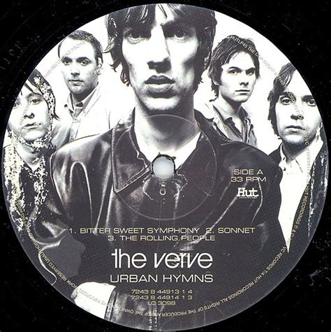 The Verve Urban Hymns 1st Picture Labels Perimeter Text Uk 2 Lp