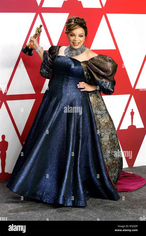 Best Costume Design Winner For Black Panther Ruth E Carter Poses In