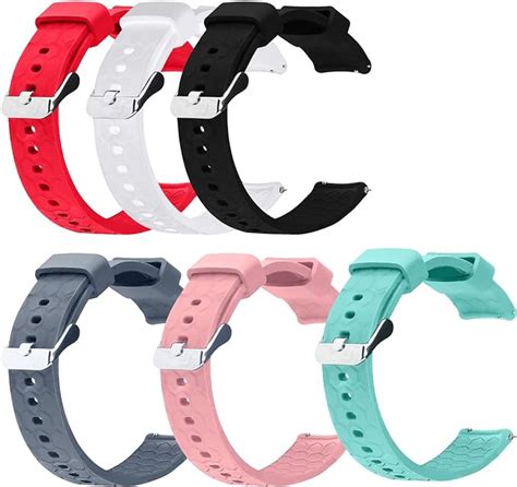 Amazon FitTurn Silicone Quick Release Watch Band Strap Compatible